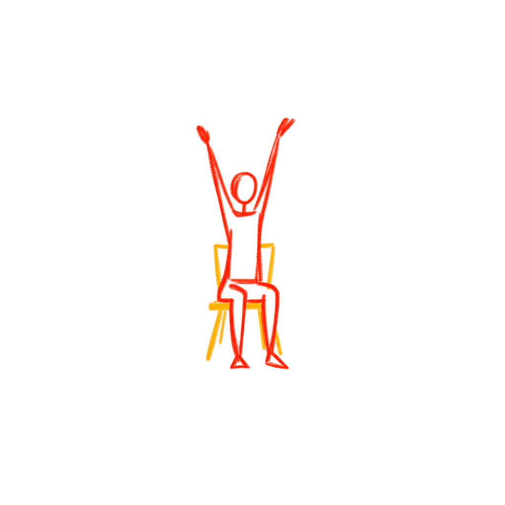 chair yoga icon